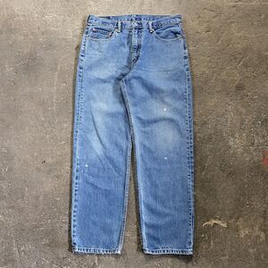 Levi's 550 Mens 36x32 Blue Jeans Pants Relaxed Light Work Faded Denim Skater Y2K